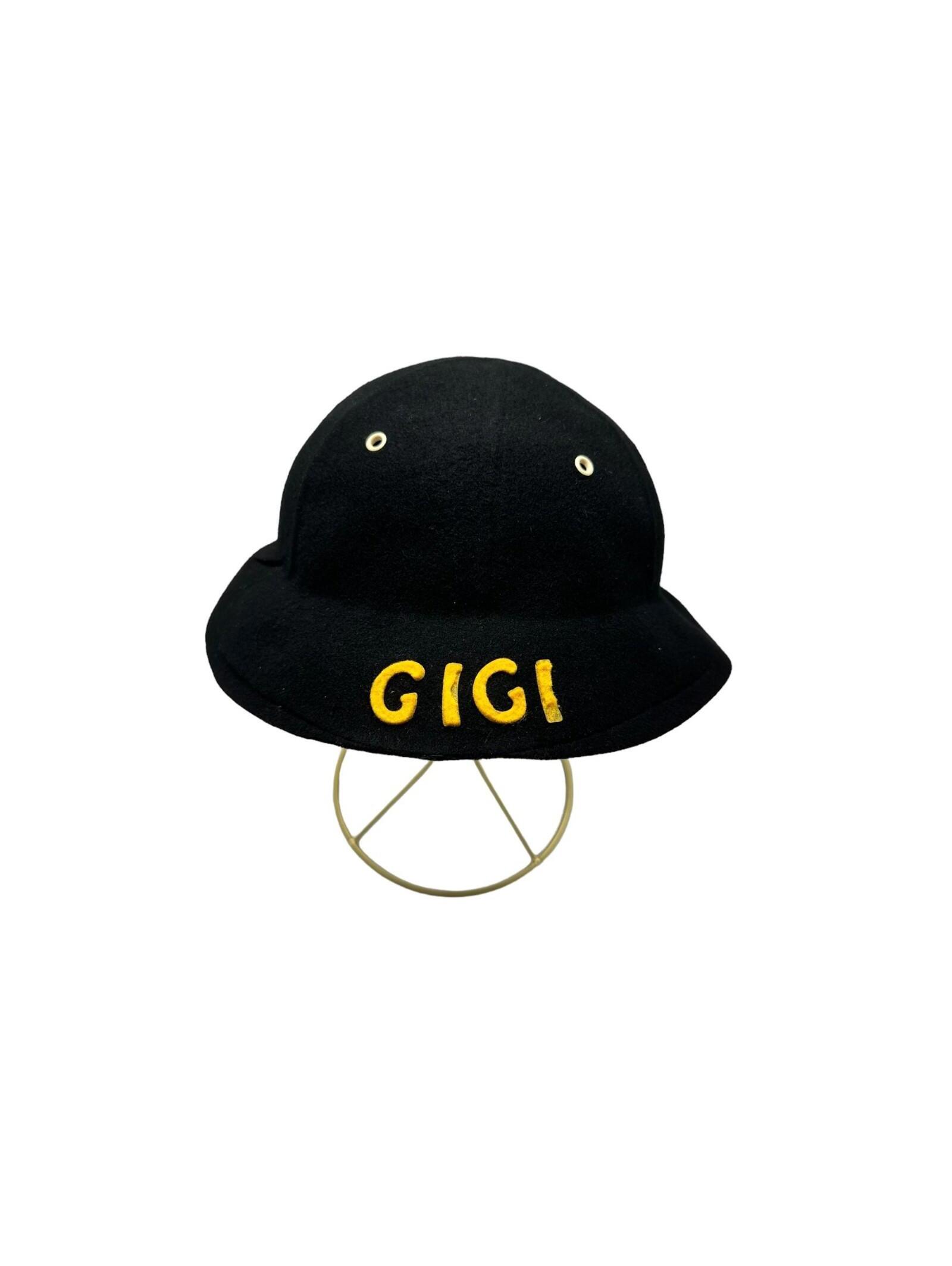 Vintage Womens Gigi Bucket Hat Cap Black Collectible Rare Find